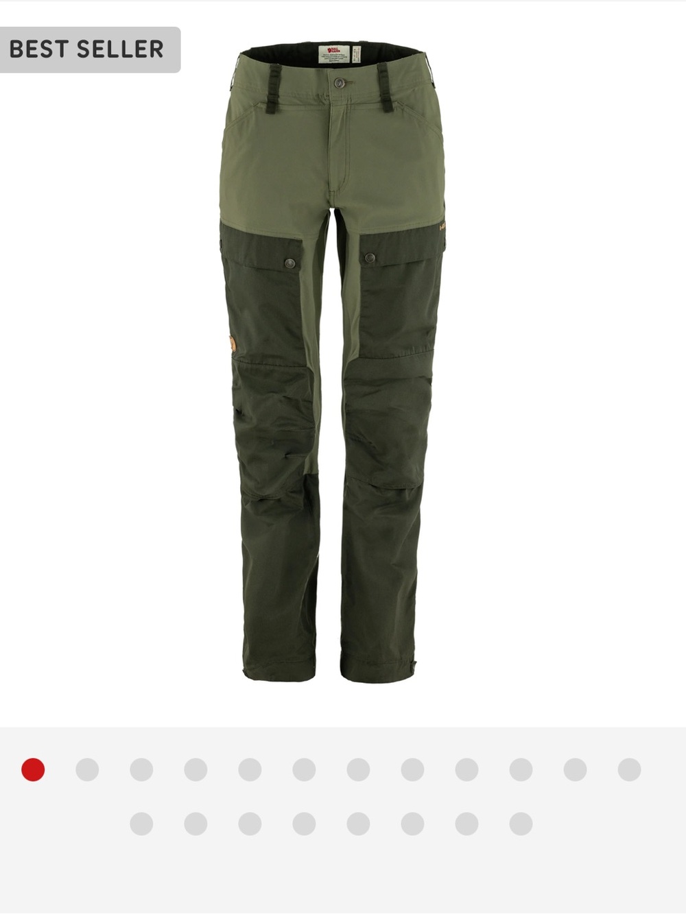 Fjallraven Keb Trousers Curved W Deep Forest- Laurel Green